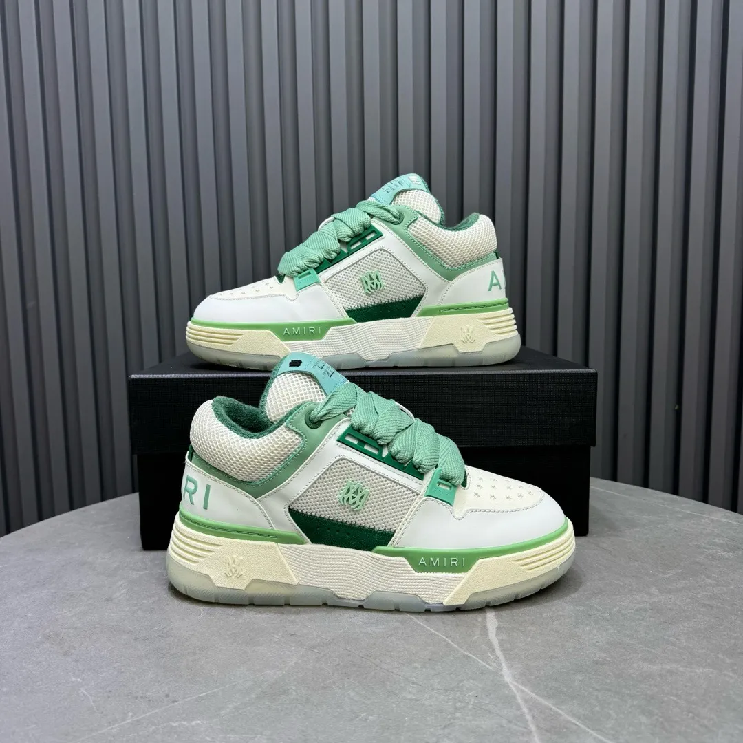Men's shoes 💰660💰 AMIRI AMIRI trendy brand hot sale 🔥 Available all year round, couples 💑 Official website synchronization Imported fabrics 1⃣️ vs 1⃣️ replica, original factory special original sole, 35-45 (45. non-refundable)